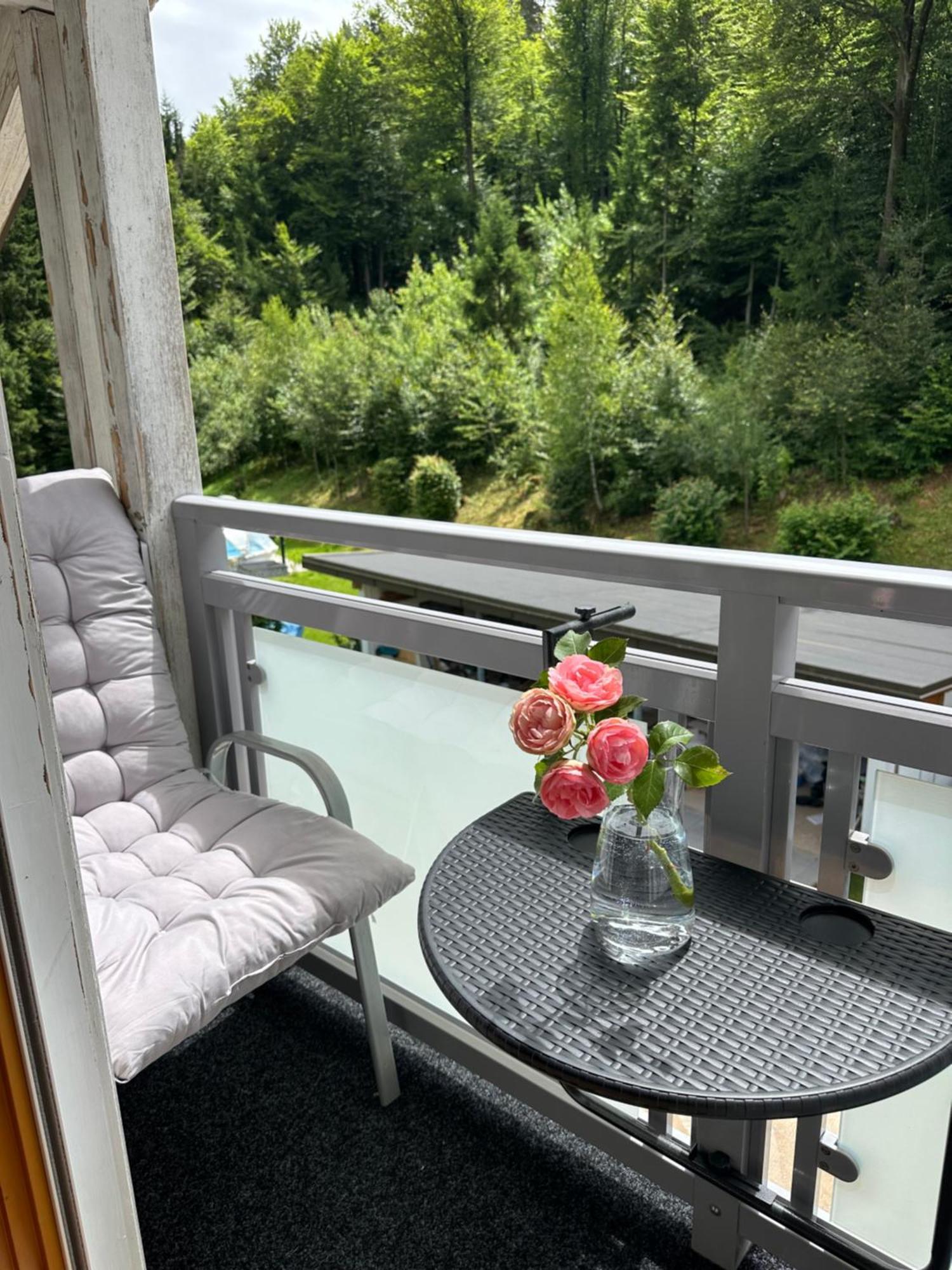 Ferienwohnung Waldblick, Faaker See Oberaichwald  Ngoại thất bức ảnh